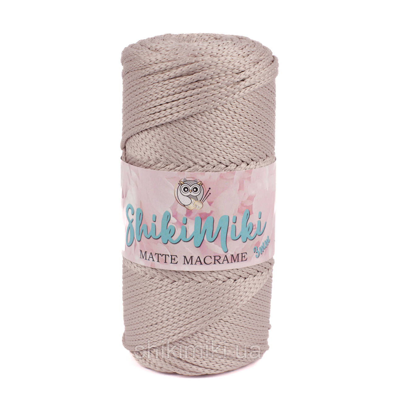 Купить Полиэфирный шнур Matte Macrame 3 mm, цвет Пудровый, цена 187 ...
