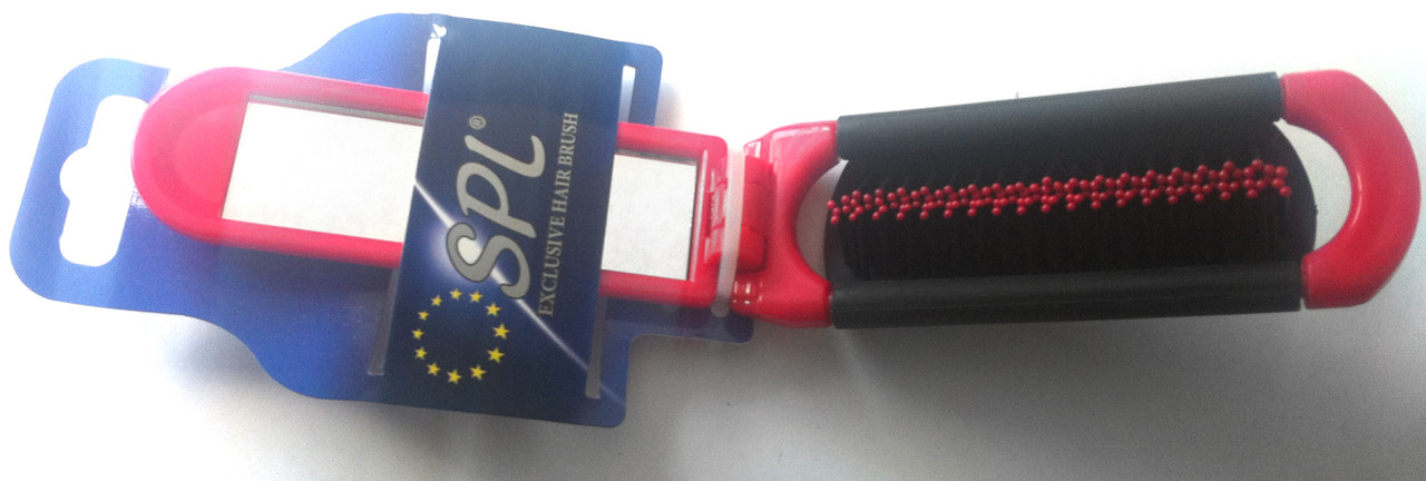 Масажна щітка для волосся з дзеркалом SPL 7168, фото 1