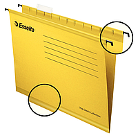 Папка підвісна Esselte Classic, жовта (25 шт.)