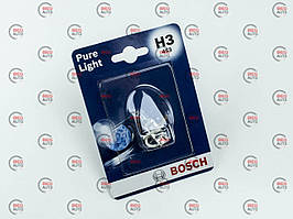 Лампа Н3 12V 55 W Pure Light (блістер) (BOSCH) (1987301006)