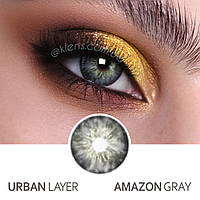 Контактные цветные линзы Urban Layer Amazon Gray