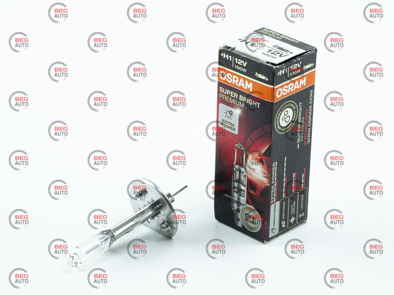 Лампа Н1 12V100 W Rally Повышенной Мощности (OSRAM) (62200SBP-FS ...