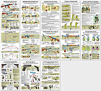 Комплект плакатов ВСУ1 "Оружие" для Вооруженных Сил Украины размером 1200х800мм.