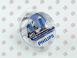 Лампа Н11 12V 55W Crystal vision 4300K+2x W5W (PHILIPS) (12362CV)