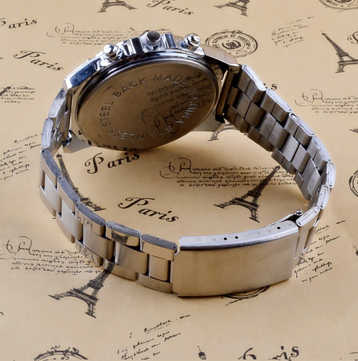 Мужские наручные часы стальные M&H металлические - фото 5 - id-p1819347429