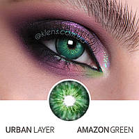 Кольорові контактні лінзи Urban Layer Amazon Green