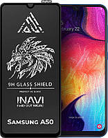 Защитное стекло INAVI Samsung Galaxy A50 A505 (Full Glue) (Самсунг Галакси А50)