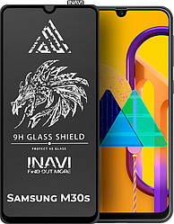 Захисне скло INAVI Samsung Galaxy M30s M307 (Full Glue) (Самсунг Галакси М30с)