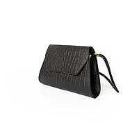 Сумка женская летняя, стильный клатч, маленькая сумочка через плечо с ручкой, мини сумка, Черная