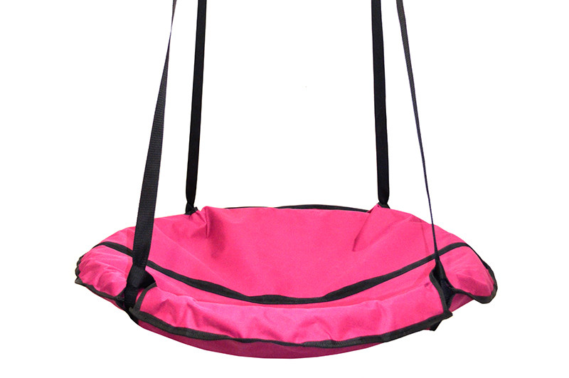 Гойдалка кругла гніздо лелеки Take&Ride Nest Burgundy