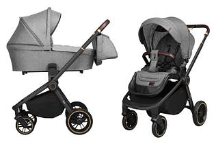 Коляска універсальна сіра 2 в 1 Carrello Epica CRL-8510/1 Silver Grey