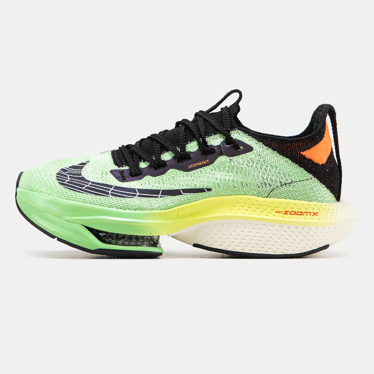 Кросівки Nike Air ZoomX Alphafly Next 2 Green / Найк Аїр ЗумХ Альфафлай Некст 2 Зелені з Чорним