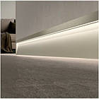 Алюмінієвий плінтус під LED-підсвічування BIOM PLP-501, фото 2