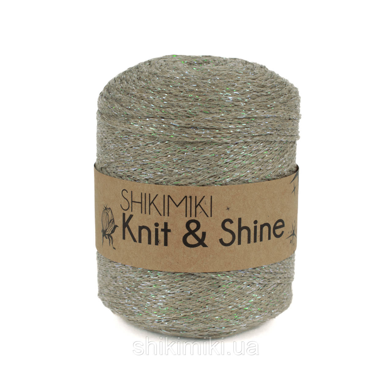 Трикотажний шнур з люрексом Knit & Shine, колір Капучіно