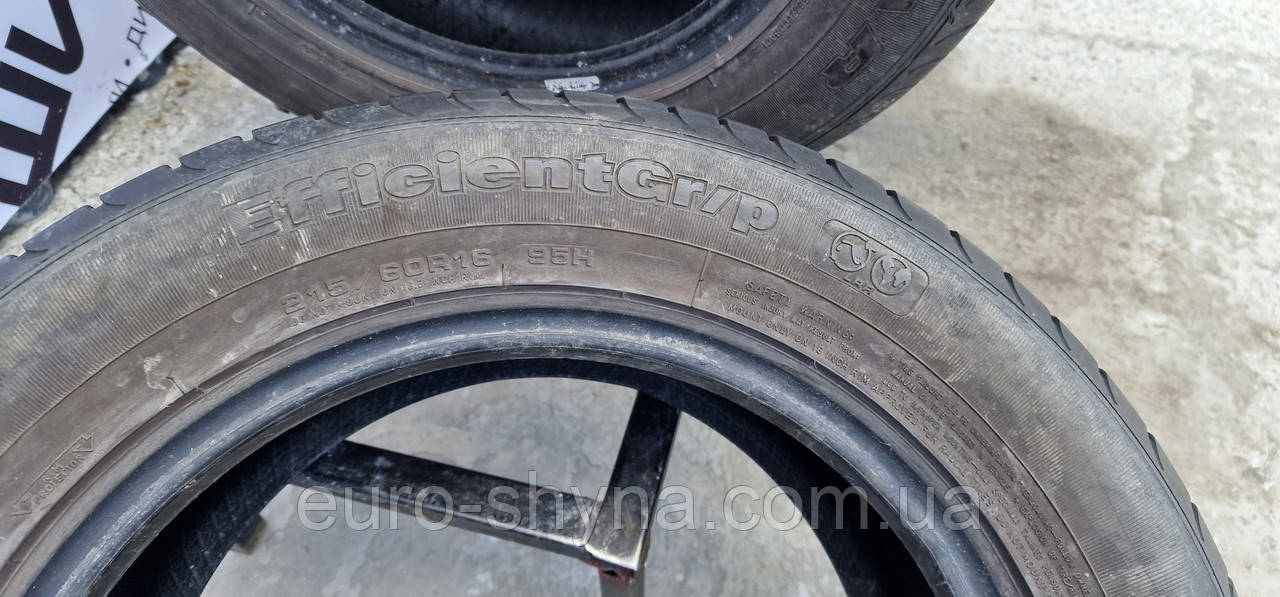 Лето 215/60/R17 7.6 мм Goodyear 4шт б/у Колёса Резина Шины Склад - фото 7 - id-p1819378374