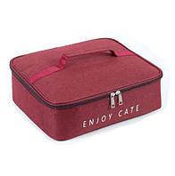 Термосумка для ланчів ENJOY CATE (29*23*10 см), Червона
