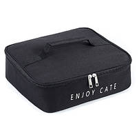 Термосумка для ланчу ENJOY CATE (29*23*10 см), Чорний