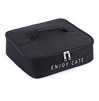 Термосумка для ланчу ENJOY CATE (31*26*10 см),Чорний