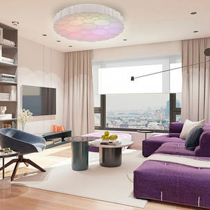 Світлодіодний світильник AL6030 GRAND COLOR 60 W 3000-6500 K з RGB Код.59520, фото 1