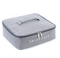 Термосумка для ланчу ENJOY CATE (31*26*10 см), Сірий