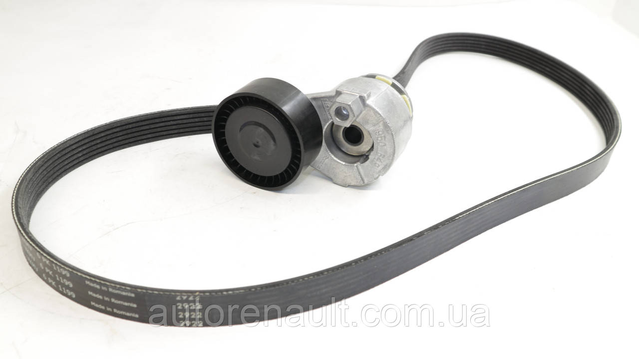 Натягувач ременя генератора + AC на Рено Логан II 1.5dCi + 1.6i 16 V + 1.6i SKF (Швеція) VKMA36055