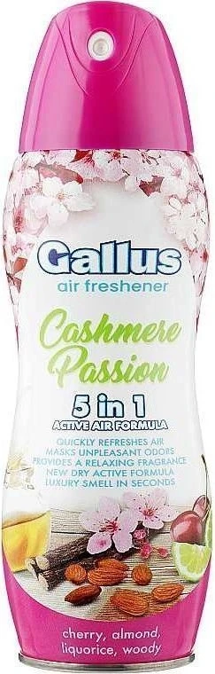 Освежитель воздуха Gallus 5в1 Cashmere Passion, 300 мл