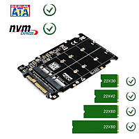 Переходник адаптер JEYI M.2 SSD to PCI-E U.2 SFF 8639 2в1 M.2 NVME