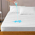 Наматрацники 100 200 см вологонепроникний на ліжко, наматрацник 100х200 махровий, фото 4