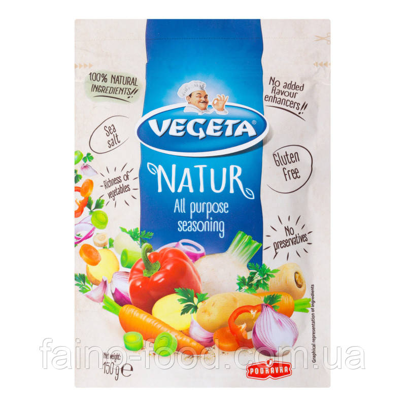 Приправа з овочами NATUR "VEGETA", пакет, 150 г
