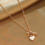 Підвіска стріла Амура в серце кулон з серцем, фото 5