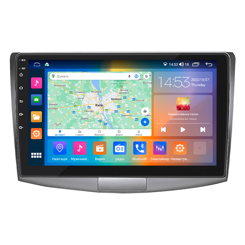 Магнітола 10" Lesko для Volkswagen Passat CC I Рестайлінг 2012-2017 2/32Gb CarPlay 4G Wi-Fi GPS Prime 11 шт.