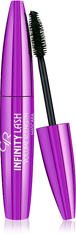 Туш для вій Golden Rose Infinity Lash Volume & Length Mascara, 11 мл Чорна