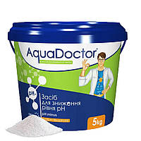 AquaDoctor Ph мінус 5 кг | Засіб для зниження рівня pH басейну в гранулах