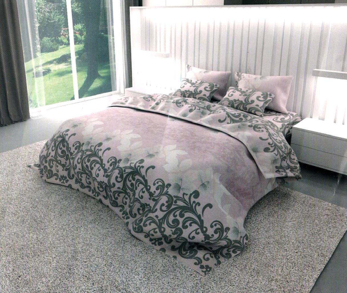 Комплект постільної білизни Бязь Голд Люкс №бл129 Подвійний 200х220