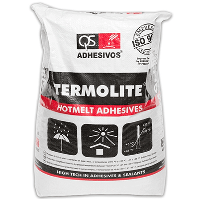 Клей-розплав високотемпературний 170-210 ° С QS Termolite TE-80 (бежевий) - 25кг