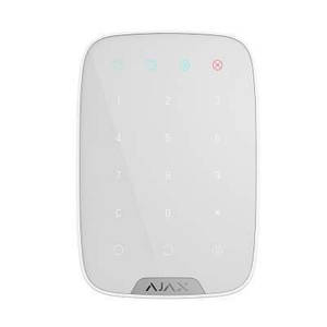 Бездротова сенсорна клавіатура Ajax KeyPad біла