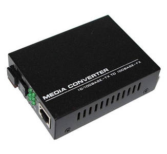 Медіаконвертер 100Мб 25км Tx1310 Full/Half duplex