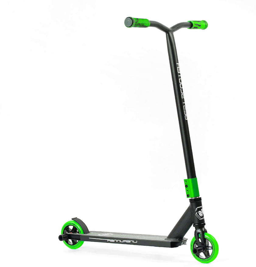 Труковий самокат Best Scooter LineRunner салатовий HIC-система ПЕГІ колеса PU 110мм ширина керма 52 см