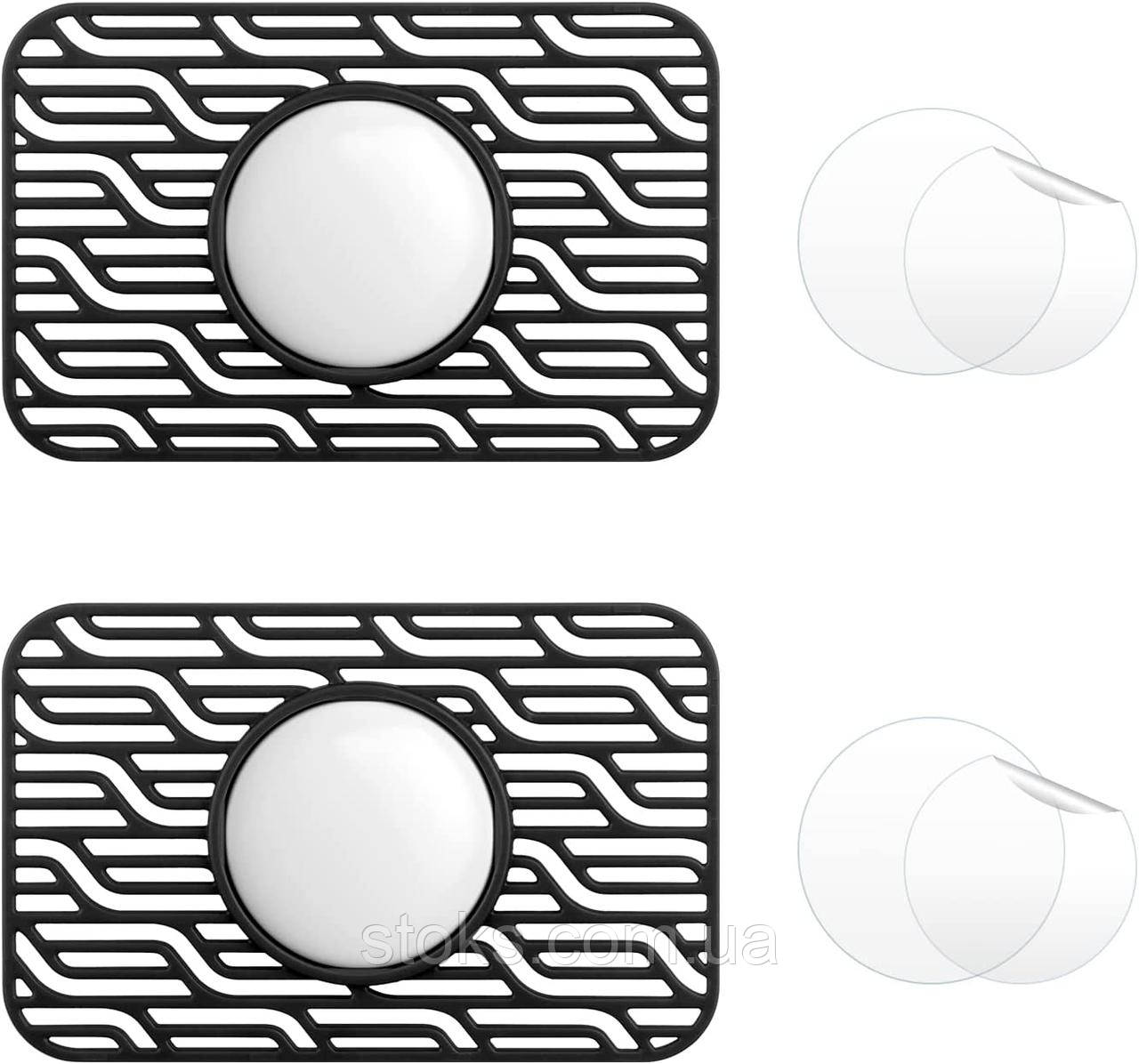 Комплект 2 шт. Чохол + 2 Плівки для Apple Airtags розмір кредитки для гаманця, фото 1