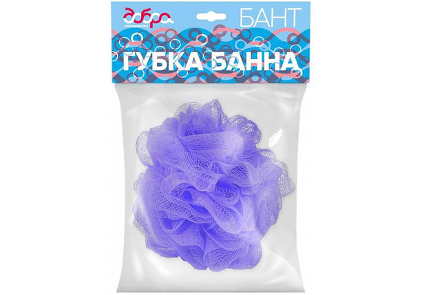 Губка банна "Бант"30 г, 1шт ТМ Добра Господарочка (2137), фото 1