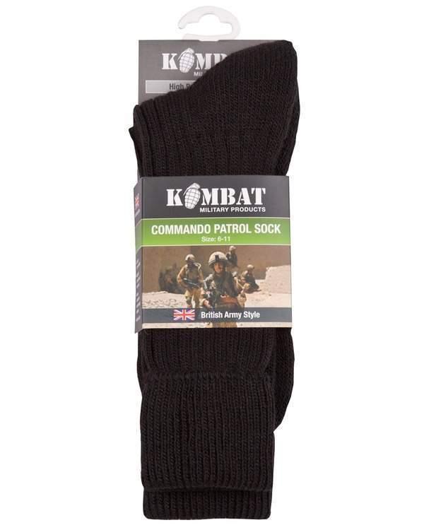 Шкарпетки KOMBAT UK Cadet Socks (kb-cas-blk-38-41), фото 1