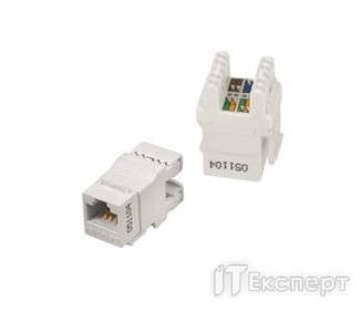 Модуль RJ45 UTP, неекран., типу Keystone, CAT 5E SL 110 Jack