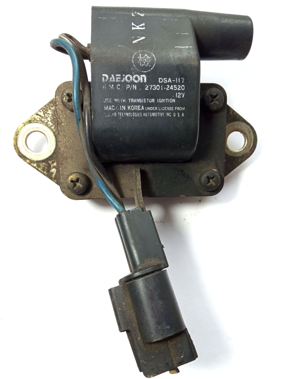 Котушка запалювання Hyundai/Kia 27301-24520 / 2730124520 12V