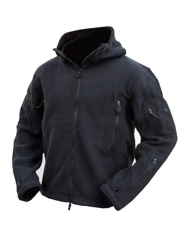 Фліс тактичний KOMBAT UK Recon Hoodie чорний S (kb-rh-blk-s), фото 1