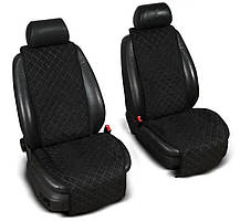 Накидки на передні сидіння з Алькантари універсальні Чохли на сидіння з алькантари