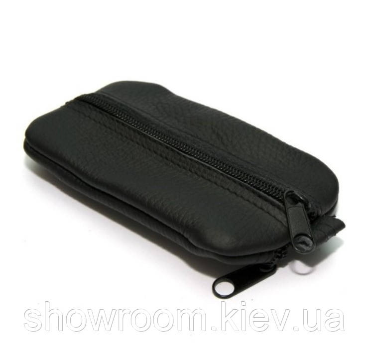 Чоловіча шкіряна чорна ключниця Leather Collection (409)