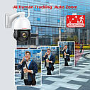 Металева охоронна 30X зум поворотна 4G IP камера спостереження Boavision HX-4G54F8MP. CamHi Pro, фото 9