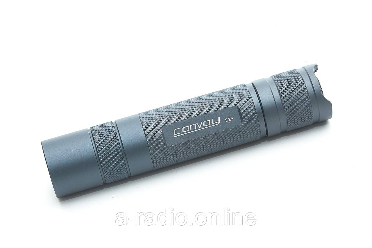 Ліхтарик Convoy S2+ SST40 5000К 12 груп режимів Сірий