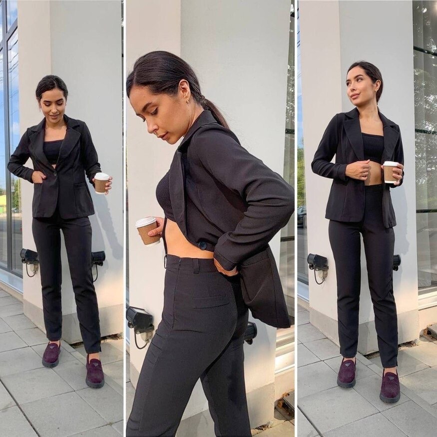 Розкішний жіночий брючний костюм, ткань "Костюмна" 44, 46, 48 розмір 44