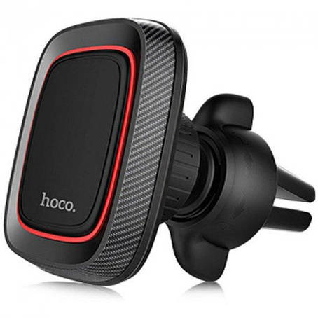 Холдер Hoco CA23 Lotto series magnetic air outlet holder Black ( Уцінка, без упаковки ), фото 1